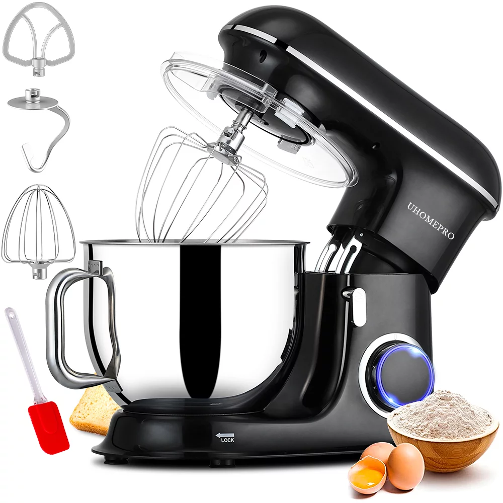 Costway 6.3Qt Tilt-Head Food Stand Mixer 6 Speed 660W w/Dough Hook